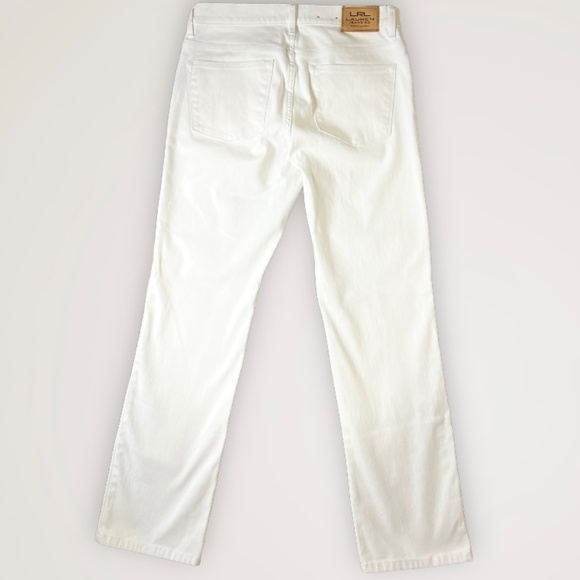Lauren Ralph Lauren Classic Straight White Jeans White - Picture 3 of 6